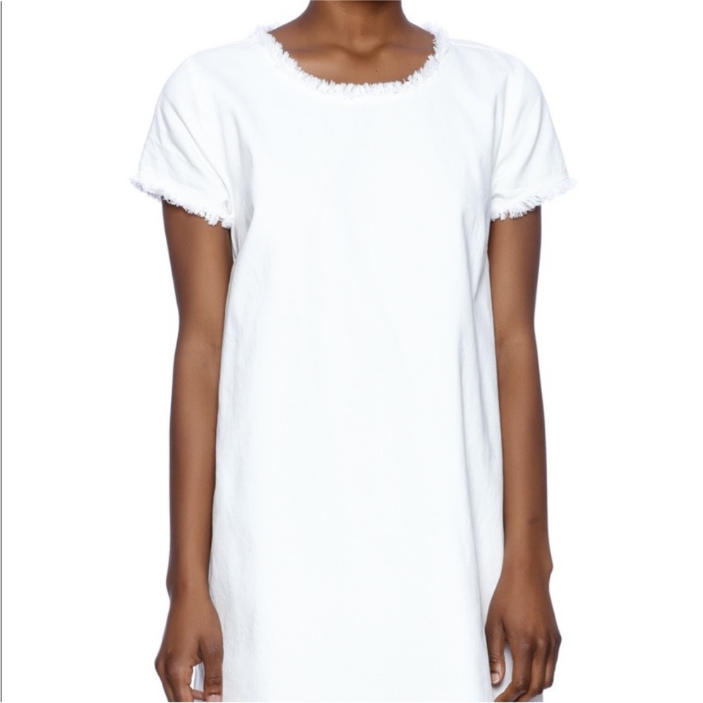 J.O.A. White Denim Mini Dress